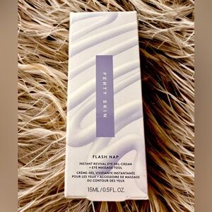 NEW FENTY SKIN FLASH NAP INSTANT‎ REVIVAL EYE GEL-CREAM + EYE MASSAGE TOOL 15ML